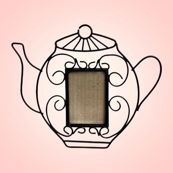 3/$10 Arister Gifts Picture Frame 3.5”x2.5” Teapot - Picture 1 of 7
